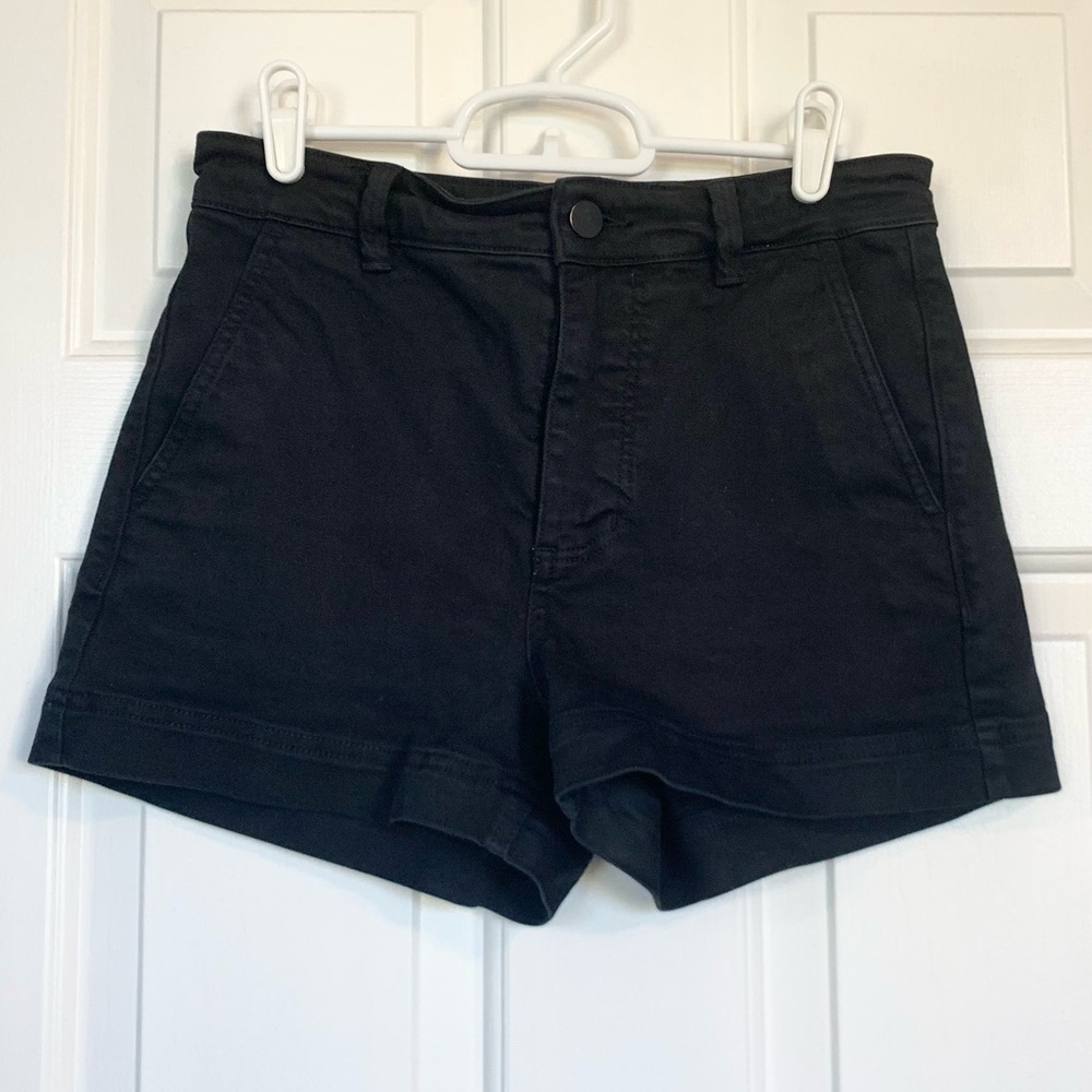 Everlane The Cotton Twill Short- Black 0